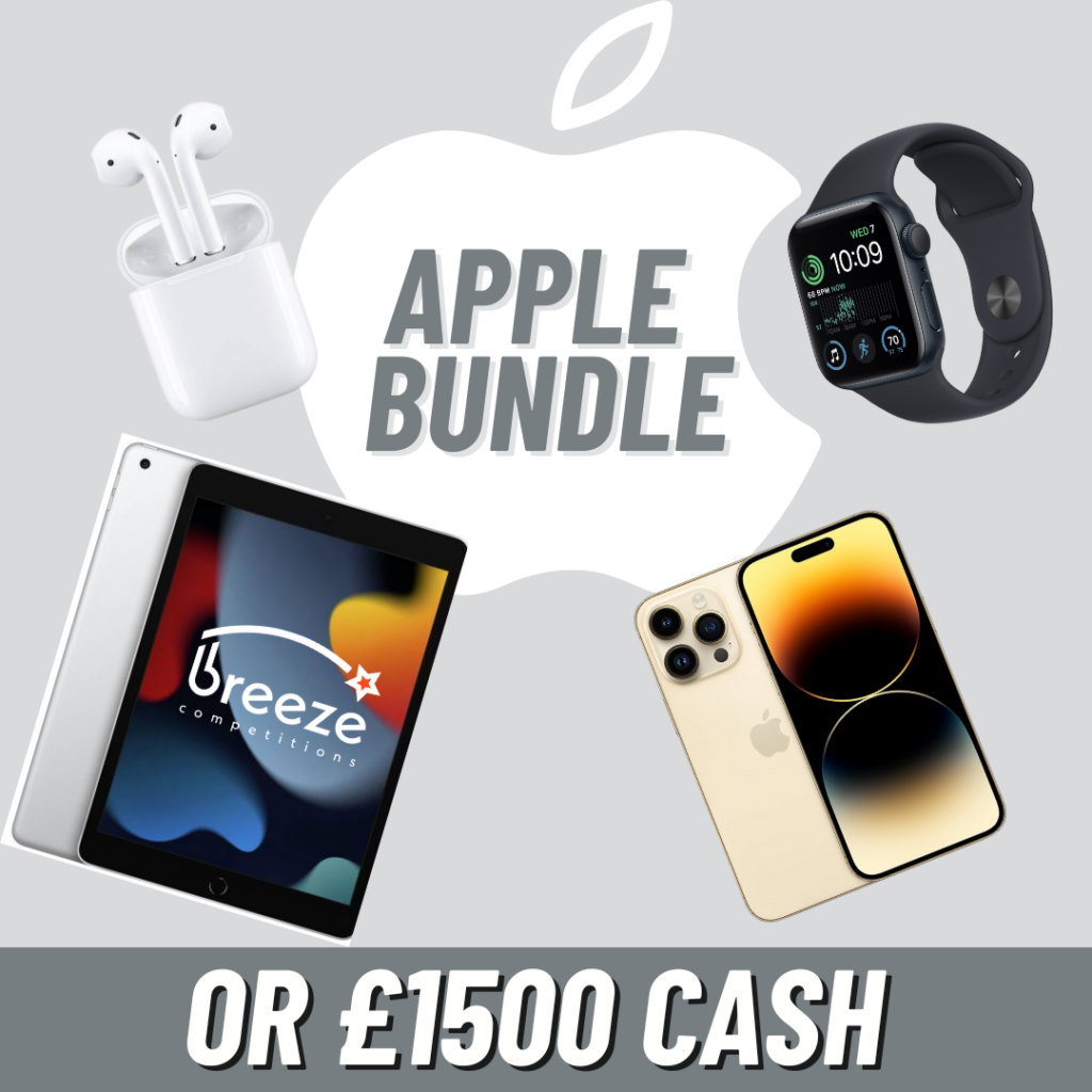 Apple bundle – iPhone 14 pro, iPad, Apple Watch and AirPods or £1500 ...