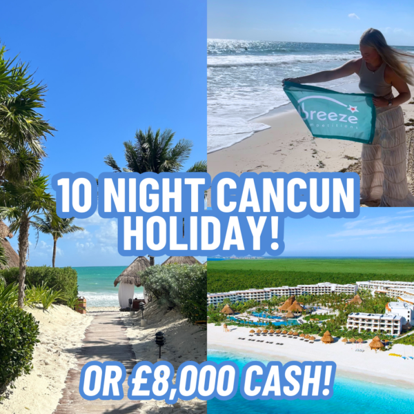 10 nights in Cancun - All Inclusive Junior suite in the 5 Star Maroma Beach Hotel + Premium flights for 2 people!! + 300 Instant wins!