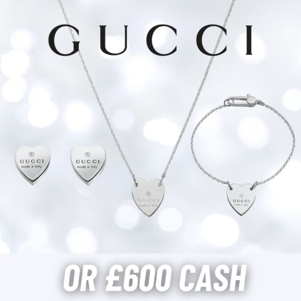 Gucci Trademark Jewellery Set or £600 Cash!